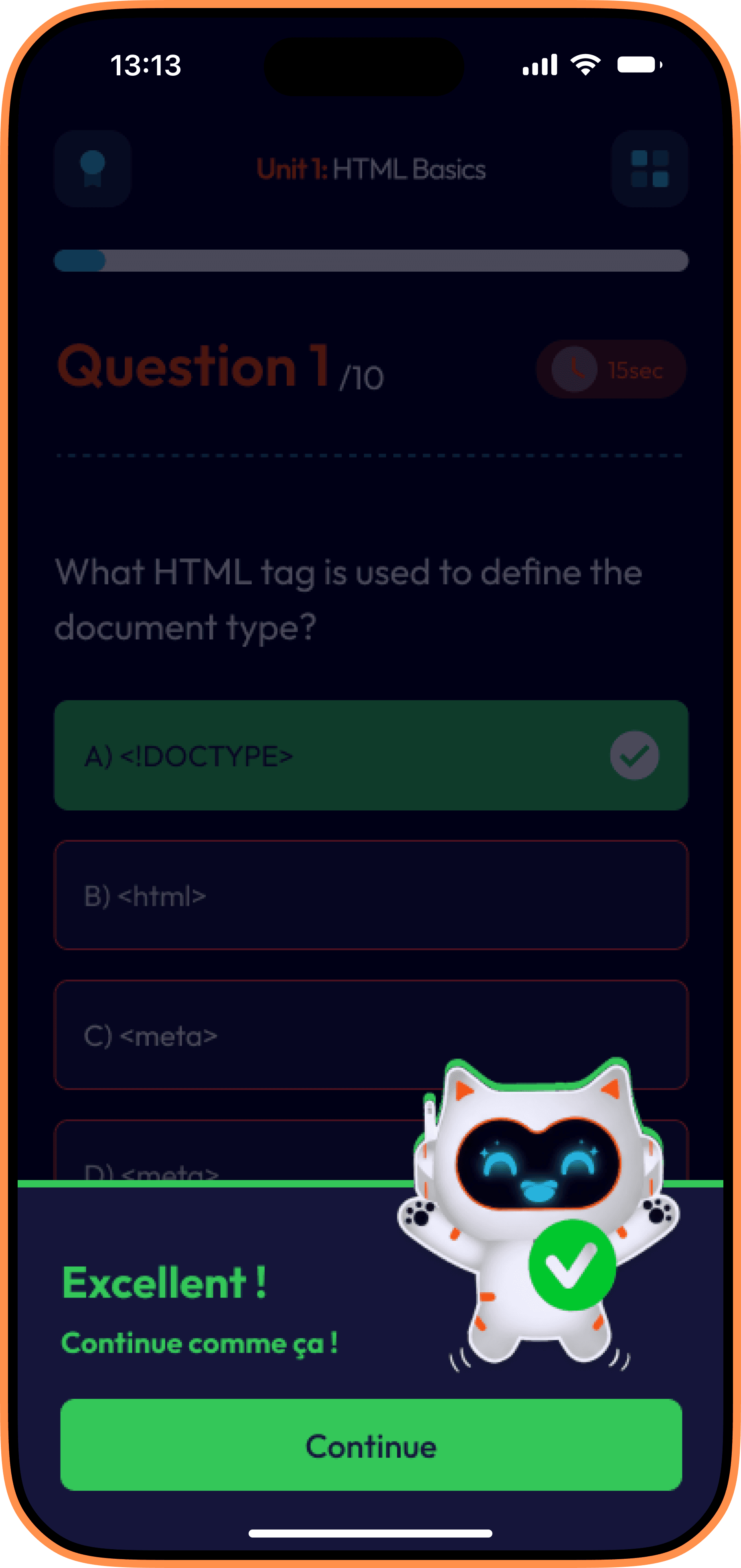 Loops Quiz Interface